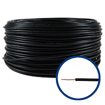 Cablu electric FY (H07V-U) 2.5 mmp, izolatie PVC, negru