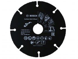 Disc segmentat cu carburi 125x1x22,23 multifunctional 2608623013 Bosch