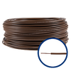 Cablu FY(H07V-U) 1x10 mm, maro