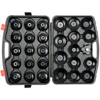 YATO Set de chei filtru ulei tip cupă, 30 buc.