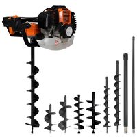 vidaXL Set burghie foreză pentru sol, oțel