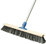 Mătură exterior 55cm suport coadă 130cm, fină