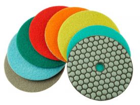 Discuri diamantate pentru lustruit beton uscat 125 mm Dedra